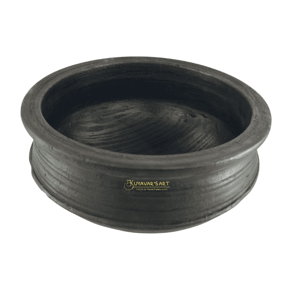 Black Clay Meen Kuzhambu Chatti | Handmade & Eco-Friendly