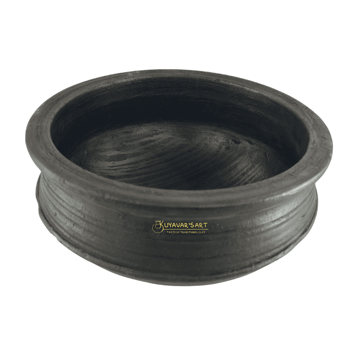 Black Clay Meen Kuzhambu Chatti | Handmade & Eco-Friendly