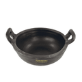 Black Clay Handle Kadaai  Wok with Sturdy Handles