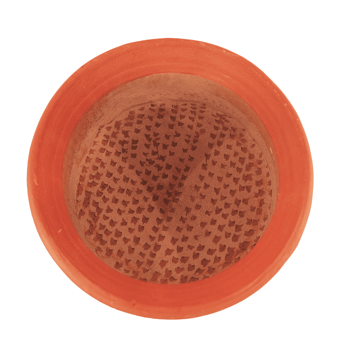 Traditional Red Clay Kothu Chatti Medium | Spinach Grinder - Handmade & Naturally Durable