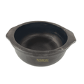 Black C-Shaped Clay Pot – Eco-Friendly & Elegant