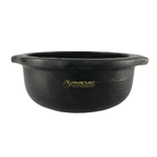 Black C-Shaped Clay Pot – Eco-Friendly & Elegant