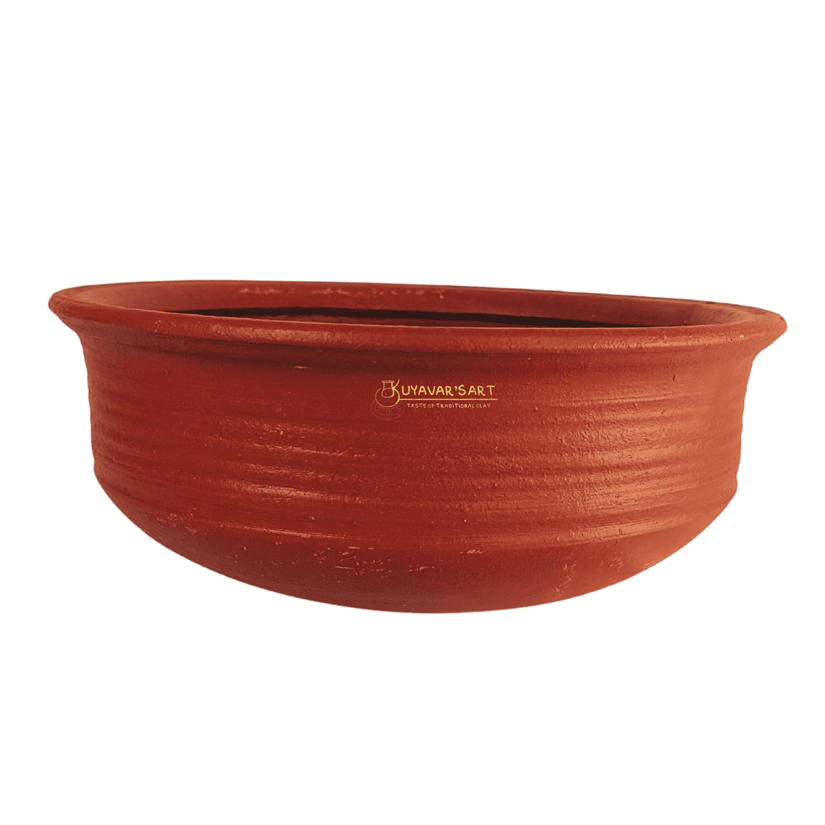 Red Clay Meen Kuzhambu Chatti - | Handmade & Eco-Friendly
