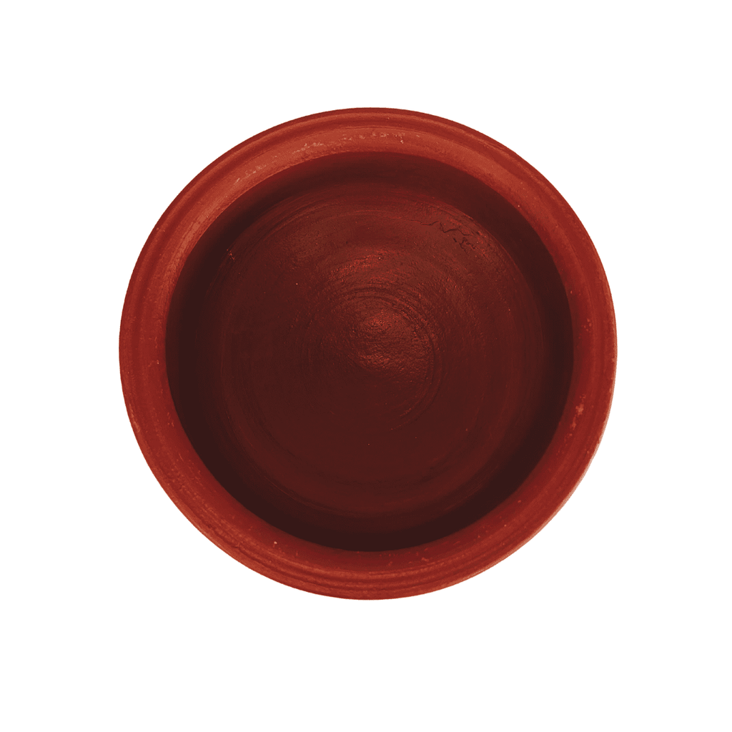 Red Clay Meen Kuzhambu Chatti - | Handmade & Eco-Friendly