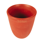 Conical Clay Tea Cup | Water Tumbler Plain Stripes – Handmade & Eco-Friendly