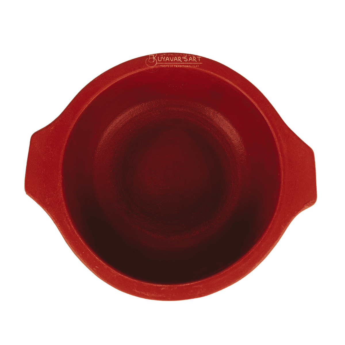 Red C-Shaped Clay Pot – Eco-Friendly & Elegant