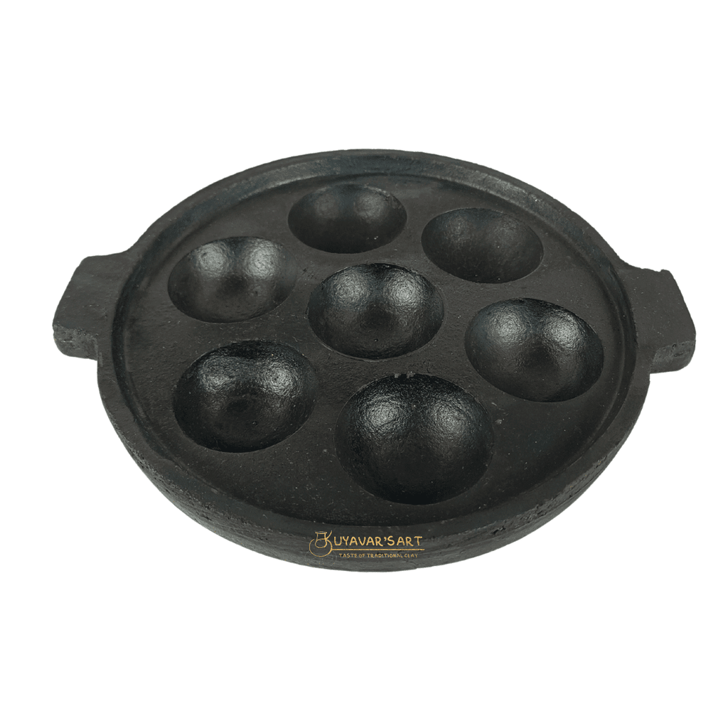 Black Clay Paniyaram Tawa