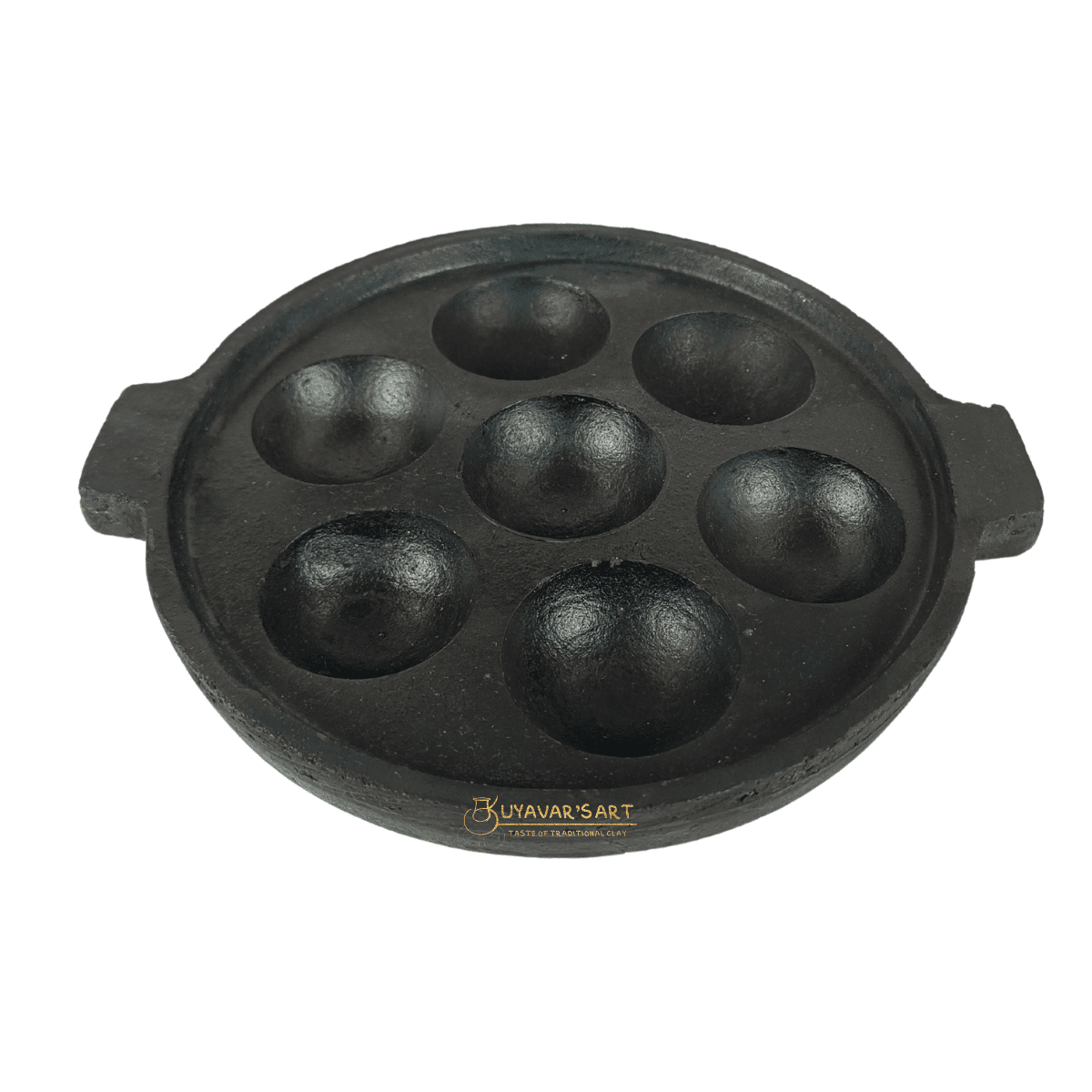 Black Clay Paniyaram Tawa