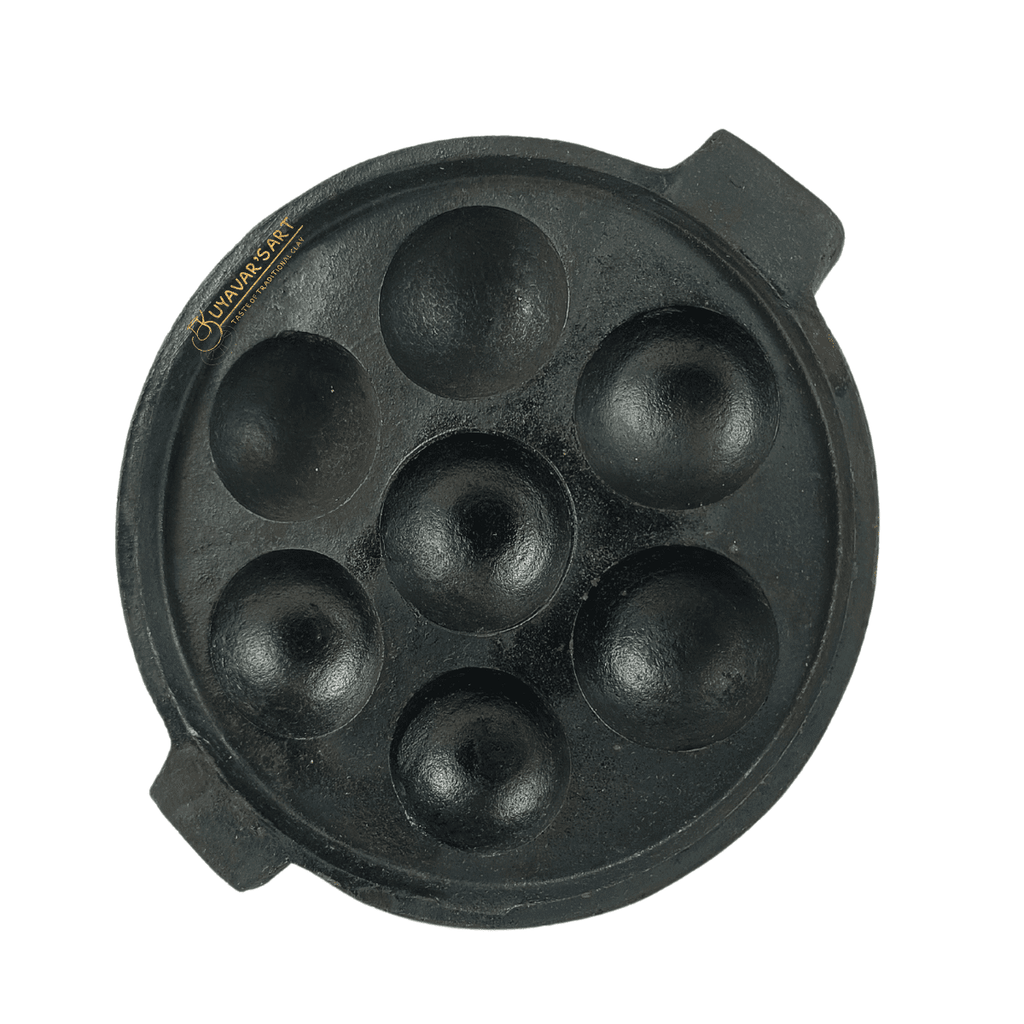 Black Clay Paniyaram Tawa