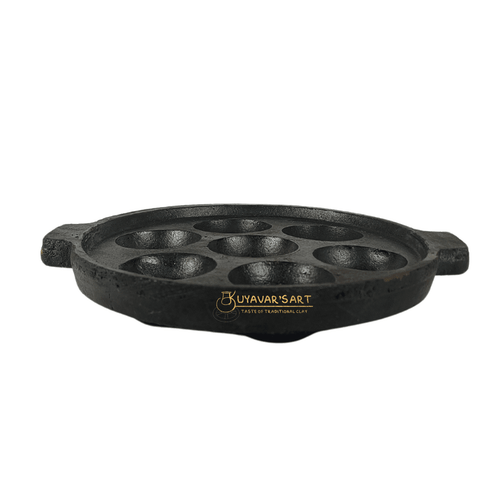 Black Clay Paniyaram Tawa