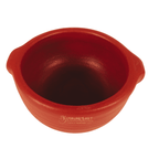 Red C-Shaped Clay Pot – Eco-Friendly & Elegant