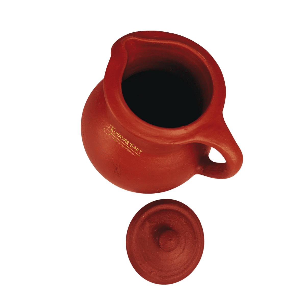 Pot narrow neck Clay Water Jug Big – Handmade & Eco-Friendly (with Lid)