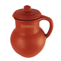 Pot narrow neck Clay Water Jug Big – Handmade & Eco-Friendly (with Lid)