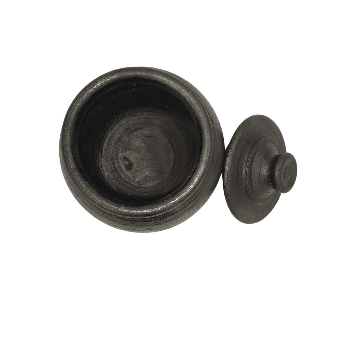 Premium Black Pot Shaped Clay Curd Pot – Handmade & Eco-Friendly