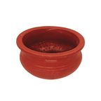 Premium Red Clay Kothu Chatti Medium | Spinach Grinder - Handmade & Naturally Durable