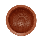 Premium Red Clay Kothu Chatti Medium | Spinach Grinder - Handmade & Naturally Durable