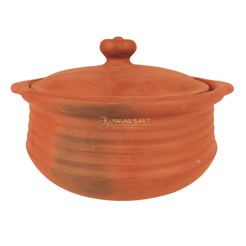 Royal Unglazed Clay Biryani Pot (With Lid)