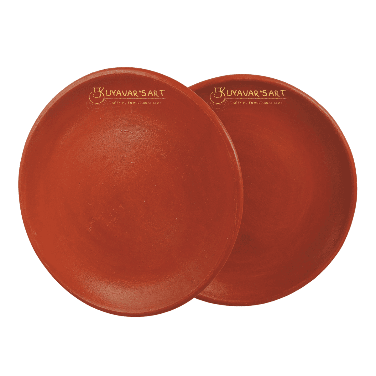 Red Clay Dinner Plate – Handmade & Eco-Friendly (Set of 2)