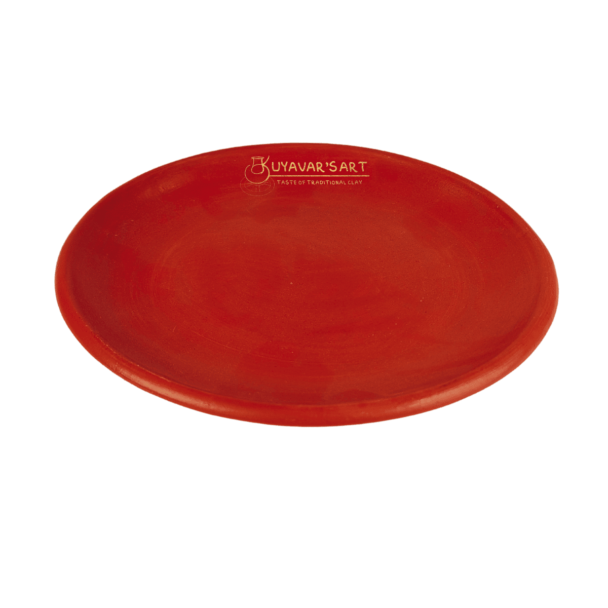 Red Clay Dinner Plate – Handmade & Eco-Friendly (Set of 2)