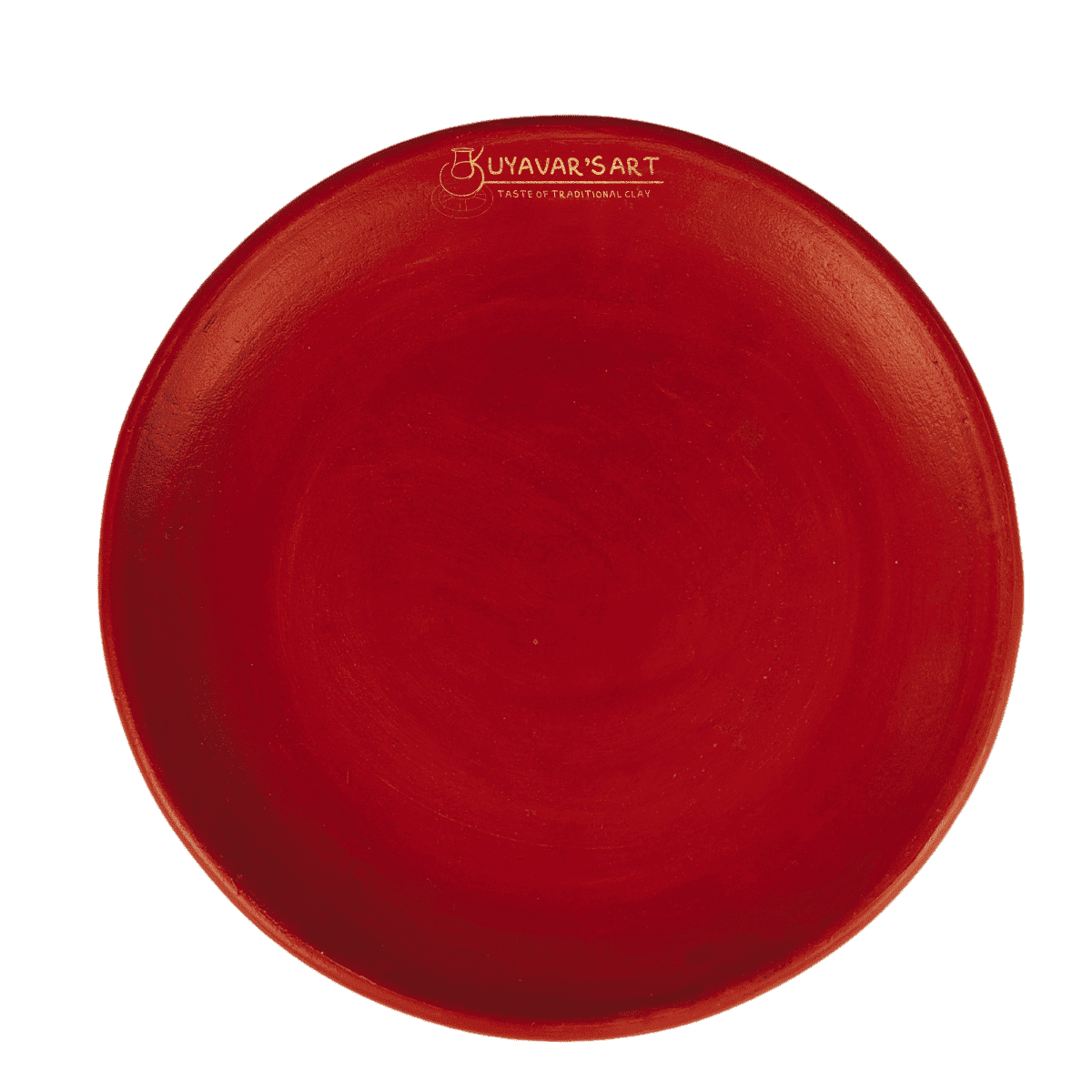 Red Clay Dinner Plate – Handmade & Eco-Friendly (Set of 2)