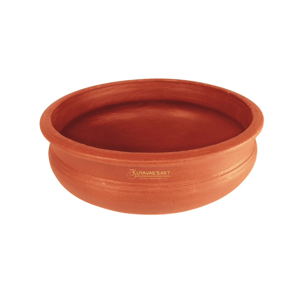 Red Urli Clay Chatti – Handcrafted & Eco-Friendly (Big - 12 inches - 4Ltrs)