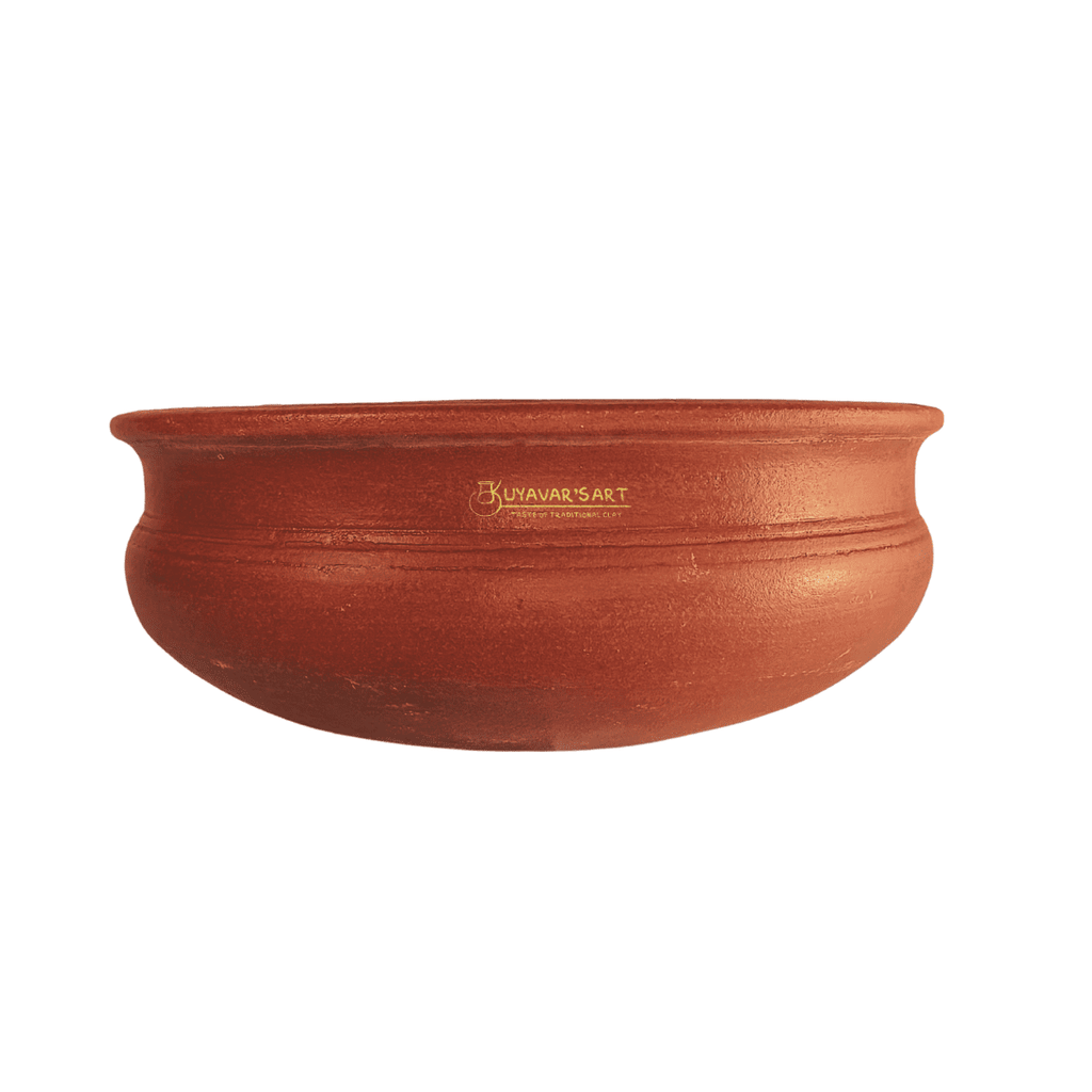 Red Urli Clay Chatti – Handcrafted & Eco-Friendly (Big - 12 inches - 4Ltrs)