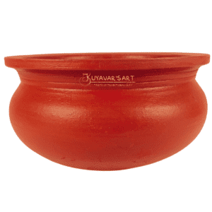 Artisanal Unglazed S-Urli Clay Pot - Handcrafted & Eco-Friendly (10 X 6 inches)