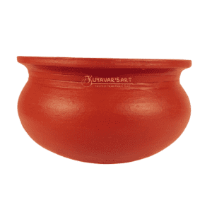 Big-Sized Vintage Unglazed Urli Clay Pot - Handmade & Sustainable (9 X 5 inches)