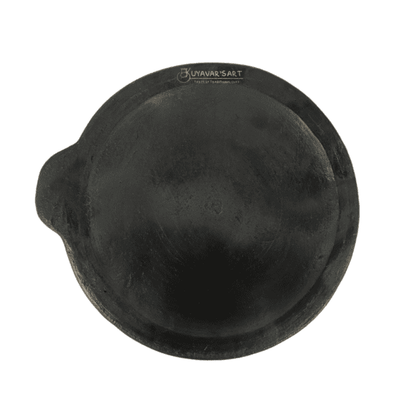 Black Clay Dosa Tawa Pan -10 Inch - Image 5