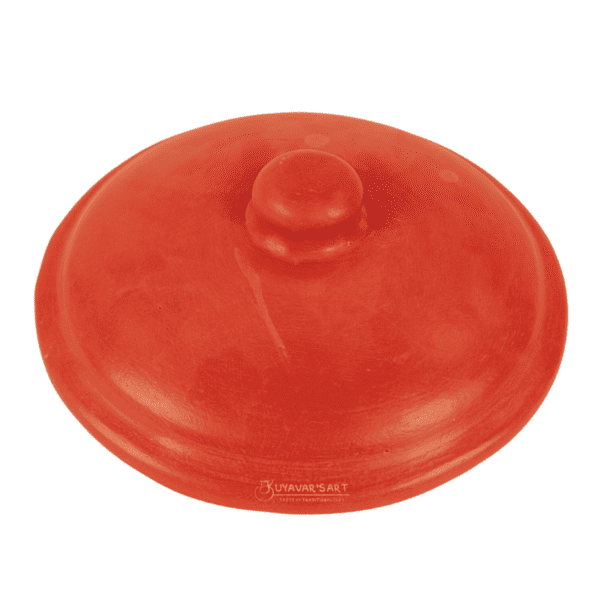 Premium Unglazed Clay Biryani Pot with Lid – Traditional Earthen Cookware for Authentic Flavors (8 X 3½ inches) - Image 4